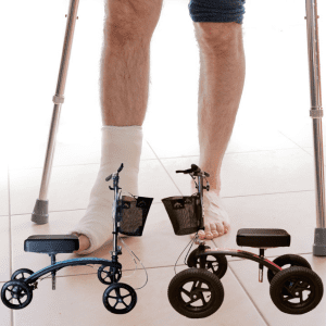 Leg Scooter for Ankle Injury